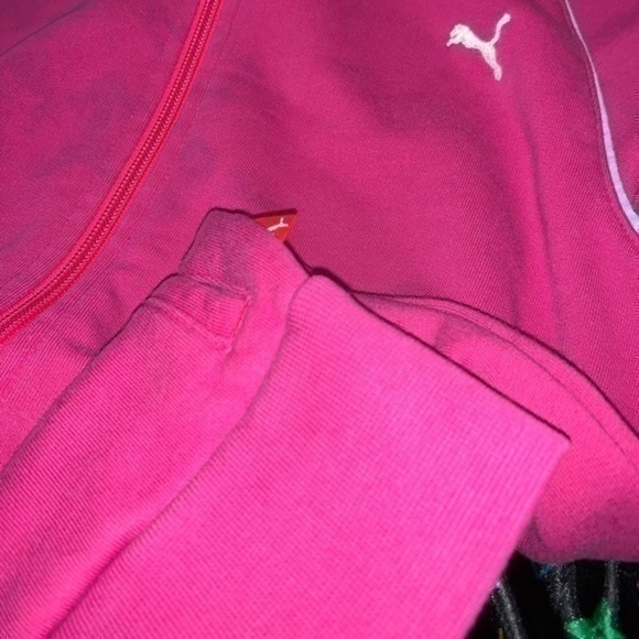 SOLD ARCHIVE - PUMA MOCKNECK ZIP UP JACKET TOP PINK BLUE PURPLE - Picture 8 of 8